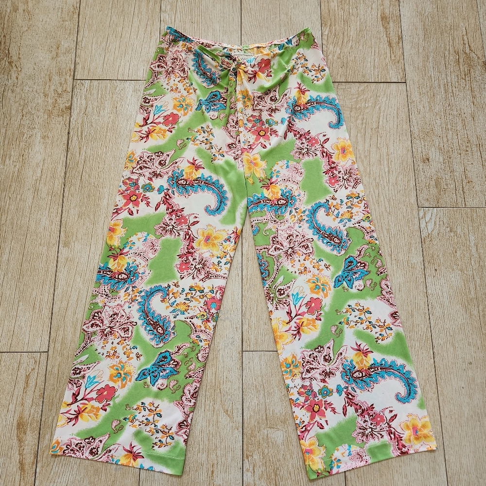 Praia printe casual cover up knot pants - Picture 2 of 12